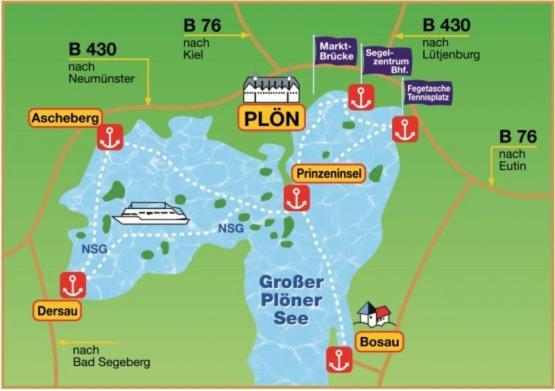 Simone's Ferienwohnung am Plöner See Bosau Exterior foto